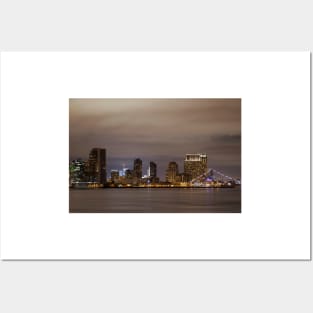 San Diego Skyline - 2 © Posters and Art